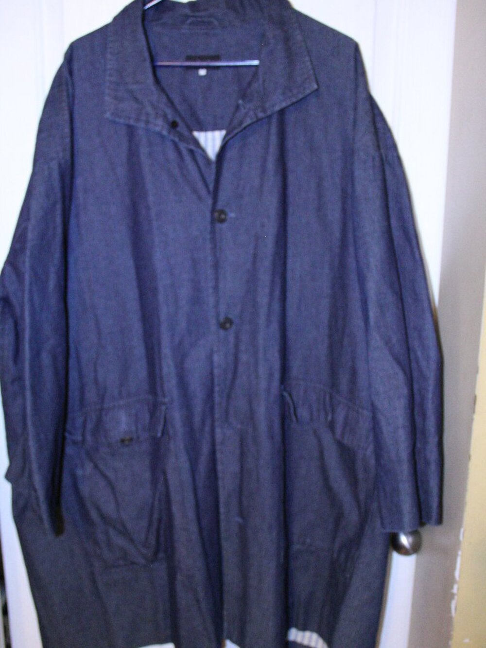 eskandar size 2 ( uk ) dark denim jacket